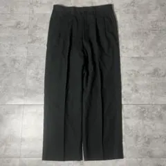 極上品 80s~90s 日本製 ツータックスラックス 高級ウール使用 ストライプ