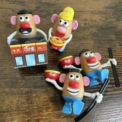 すき家 ポテトヘッド フィギュア 3種類4体セットのサムネイル