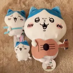 ちいかわキャラクター　ハチワレBIGぬいぐるみ他2点　大中小3点セット