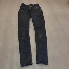 スキニーデニム ハイウエスト