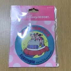 東京ディズニーリゾート 缶バッジ レトロ アクアトピア