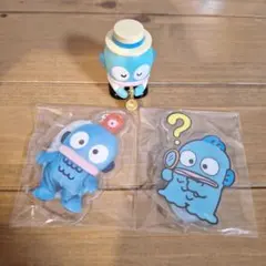 はぴだんぶい シークレットマスコット ハンドギョン アクスタ2種 3点まとめ売り