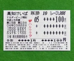 2026年最新】ハルウララ馬券の人気アイテム - メルカリ