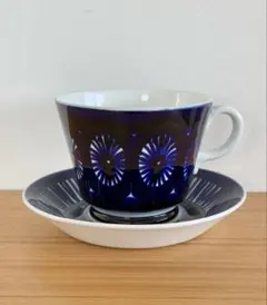 美品　ヴィンテージ アラビア　バレンシア17㎝　4枚セット ARABIA アラビア Valencia バレンシア 80mmコーヒーカップ