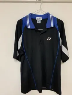 YONEX ポロシャツ L 黒/青　テニスウェア　ユニフォーム