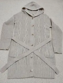 【ユニクロ】レディース ニット カーディガン フード付き Mサイズ