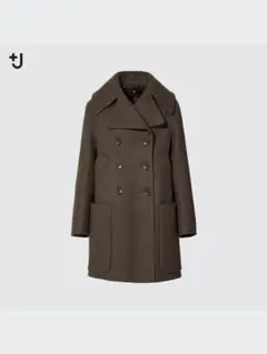 UNIQLO +J ユニクロ ダブルフェイスピーコート 美品