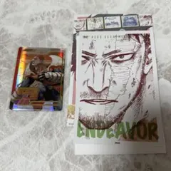 ヒロアカ展 特典 コレクションカード　ワンシーンカード　エンデヴァー
