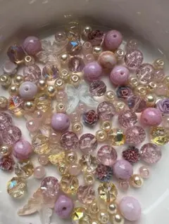 N6-24 【最終処分3点で999円】　ビーズ　パーツ　ブレスレット　ストラップ