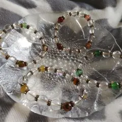 天然石風　ブレスレット