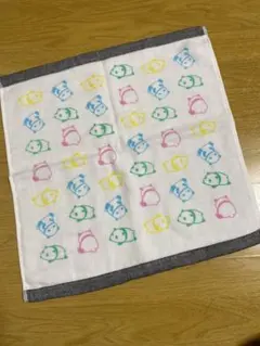 今治タオル 片面ガーゼ　ハンドタオル　パンダ　ちらしぱんだ　カラフルパンダのサムネイル