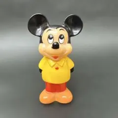 昭和レトロ　ディズニー　ミッキーマウス ソフビ　鉛筆削り