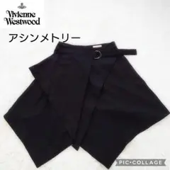 極美品 Vivienne RED LABEL アシメスカート 黒 size 2 - メルカリ