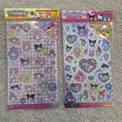 My Melody & Kuromi シール 2シートセット
