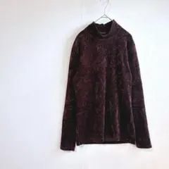 5351 POUR LES HOMMES ハイネック ベロア カットソー 長袖のサムネイル