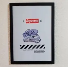 supreme JORDAN1 Dior offwhite アートポスター