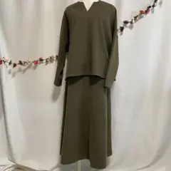 OPAQUE.CLIP セットアップ M カーキ 上下