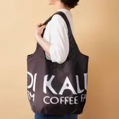 カルディ　KALDI コンパクト　保冷バッグ　ブラック