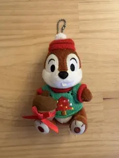 【ディズニー】東京ディズニーリゾート チップ キーホルダー クリスマス