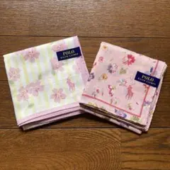 新品 Polo Ralph Lauren ラルフローレン ハンカチ2枚セット