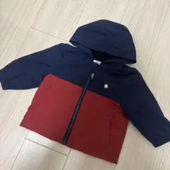 POLO Baby フード付きジャケット 80 ネイビー/レッド