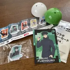 呪術廻戦 伏黒恵 カード＆アクリルステッカー
