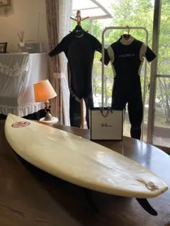 DOVEWET付 トライフィンsurfboard blueriverのサムネイル