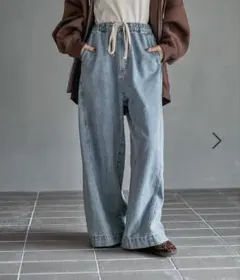 LEPSIM イージーバギーデニム