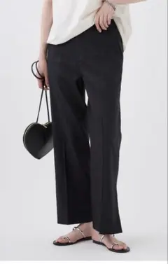 10/31まで-300円中 BABYLONE リネンレーヨンストレッチパンツ