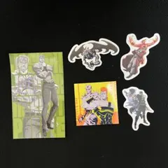 ジョジョ　スシロー　ピック　シール　トラベルステッカー　5枚セット