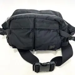 PORTER ポーター タンカー ウエストバッグ ブラック 大容量