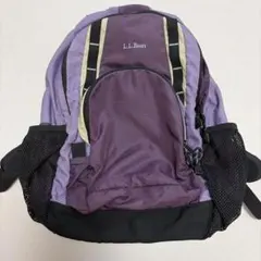 L.L.Bean 紫 リュック メッシュポケット付き