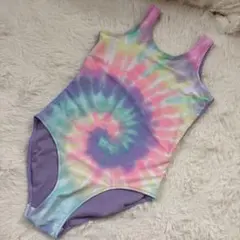 タイダイデザイン 女の子 ワンピース水着 130