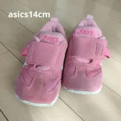 ASICS キッズシューズ 14cm ピンク