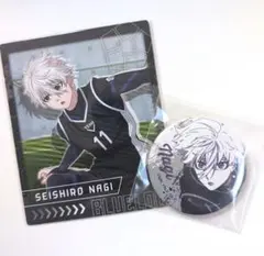 凪誠士郎 ブルーロック 缶バッジとスナップマイド