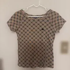 美品BURBERRY BLUE LABEL ノバチェック 半袖カットソー Mのサムネイル