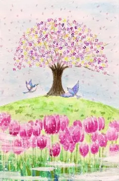 ♡たまみな♡様専用　霧がかかるチューリップと不思議な花　値段は※900円です