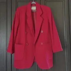 美品　ビブレトーキョー　アンゴラダブルコート　ジャケットゆったり