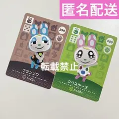 amiiboカード クリスチーヌ フランソワ あつ森 アミーボカード