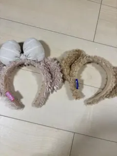 ディズニーリゾート　ダッフィー シェリーメイ カチューシャ セット