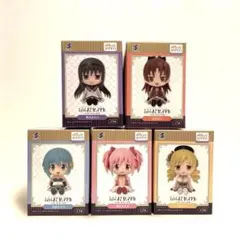 魔法少女まどか☆マギカ　ぺたっとおすわりフィギュア ‪　全5種 セット