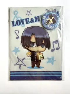 【新品未開封】うたのプリンスさまっ　聖川真斗クリアファイル＋缶バッジセット