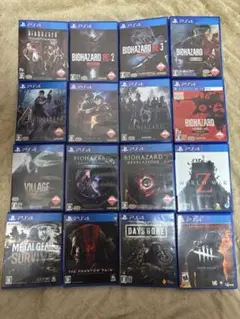 PS4 ソフト　まとめ売り　バイオハザードなど