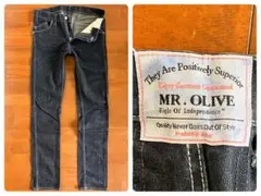 ★ MR.OLIVE ミスターオリーブ 濃紺ストレートデニム W30のサムネイル