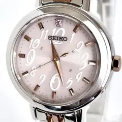 セイコー SEIKO レディース腕時計 稼働 電波ソーラー 磨き済み s2290