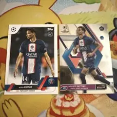 topps finest ヒューゴ エキティケ PSG 2枚