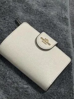 COACH 二つ折り財布 ホワイト