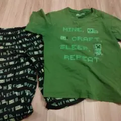 ユニクロ キッズ140センチ マイクラ Tシャツ ステテコ 上下セット