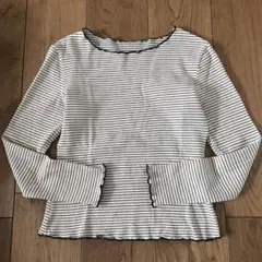 【S】ボーダーサーマルロンT カットソー