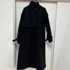 スタンドカラーロングコート